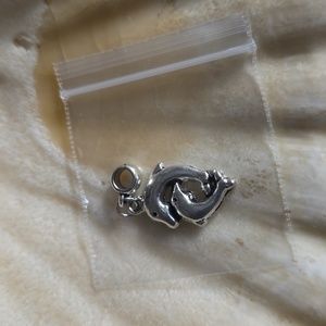 Double Dolphin Pendant